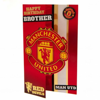 Manchester United čestitke Birthday Card Brother