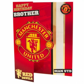 Manchester United čestitke Birthday Card Brother
