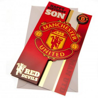 Manchester United čestitke Birthday Card Son