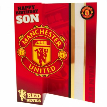 Manchester United čestitke Birthday Card Son