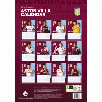 Aston Villa kalendar 2022