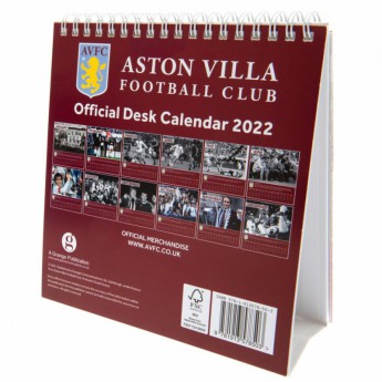Aston Villa stolni kalendar 2022