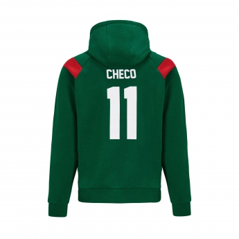 Red Bull Racing muška majica s kapuljačom Sergio Perez sweatshirt green F1 Team 2022