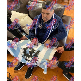 Legende uokvireni dres Argentina Maradona Signed Shirt (Framed)