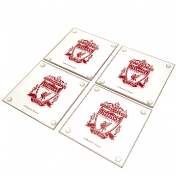 FC Liverpool set podmetača 4pk glass coaster set