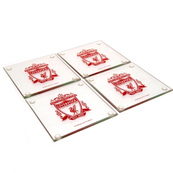 FC Liverpool set podmetača 4pk glass coaster set
