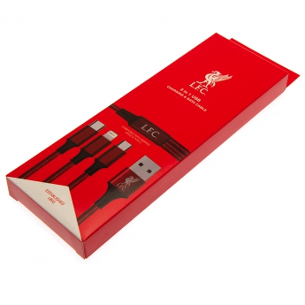FC Liverpool kabel za punjenje 3 in 1 charging cable
