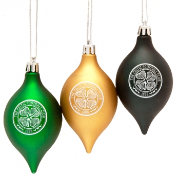 FC Celtic Božićni ukrasi 3pk vintage baubles