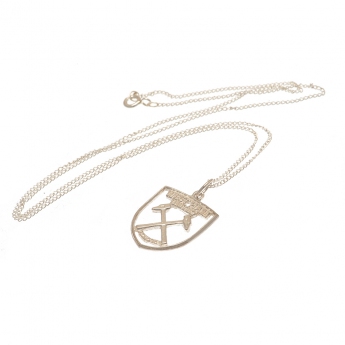 West Ham United privjesak sterling silver pendant & Chain CR