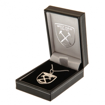 West Ham United privjesak sterling silver pendant & Chain CR