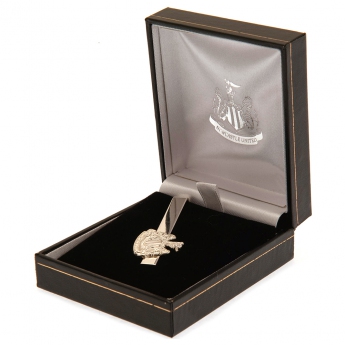 Newcastle United značka silver plated tie slide