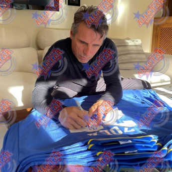 Legende uokvireni dres Chelsea FC 1997 Zola Signed Shirt (Framed)