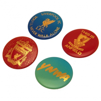 FC Liverpool set znački button badge set