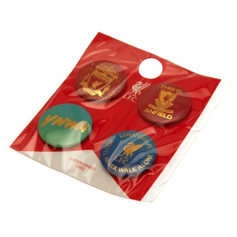 FC Liverpool set znački button badge set