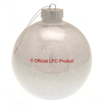 FC Liverpool Božićni ukrasi giant glitter bauble