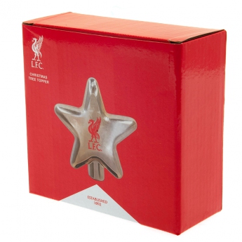 FC Liverpool Božićni ukrasi gold tree topper