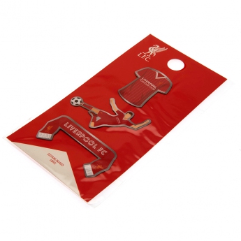 FC Liverpool set magneta 3pk fridge magnet set
