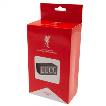 FC Liverpool digitalni sat bedside clock with speaker