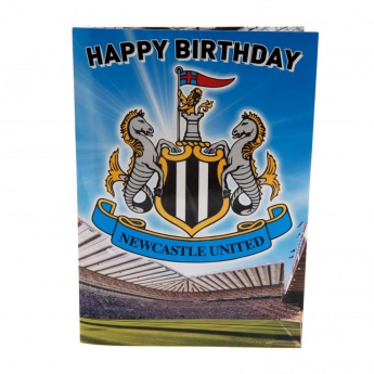 Newcastle United rođendanska čestitka musical birthday card