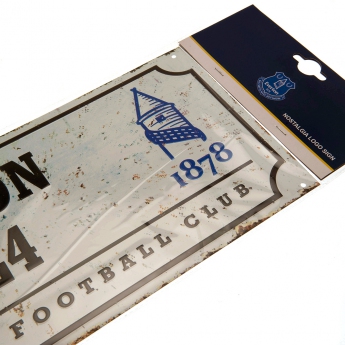 FC Everton zidni natpis street sign retro