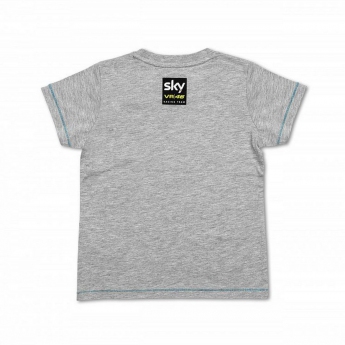 Valentino Rossi dječja majica Sky Racing grey