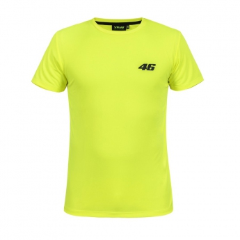 Valentino Rossi muška majica yellow logo VR46 black Core