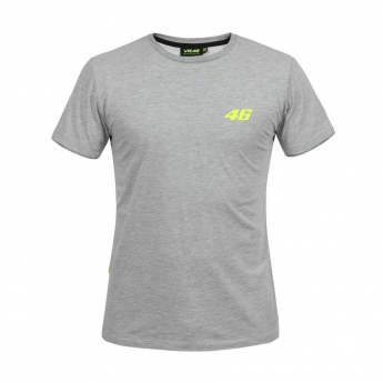 Valentino Rossi muška majica grey logo VR46 yellow Core