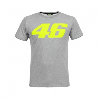 Valentino Rossi muška majica grey VR46 yellow Core