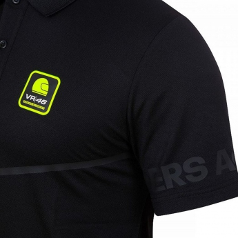 Valentino Rossi muška polo majica black helmet Riders Academy