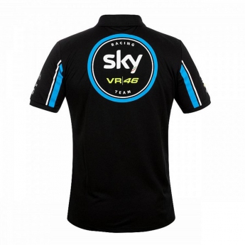 Valentino Rossi muška polo majica black Sky VR46 Racing Team