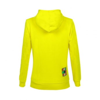 Valentino Rossi ženska majica s kapuljačom yellow Classic (Stripes) 2019