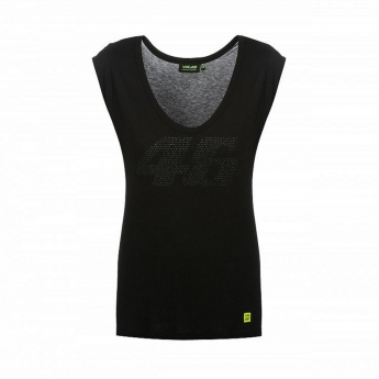 Valentino Rossi ženska majica VR46 - Core black 2019