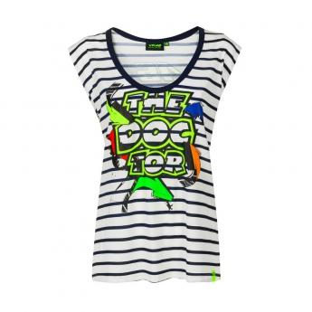 Valentino Rossi ženska majica VR46 - Classic (Striped) 2020