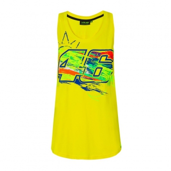 Valentino Rossi ženska majica bez rukava VR46 - Classic yellow (colors of the sun) 2020
