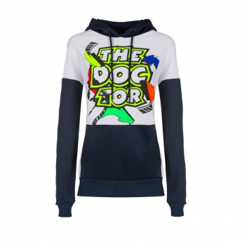 Valentino Rossi ženska majica s kapuljačom VR46 - Classic (colors The Doctor) 2020