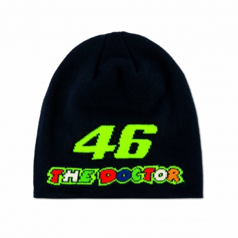 Valentino Rossi zimní čepice VR46 - The Doctor black 2022