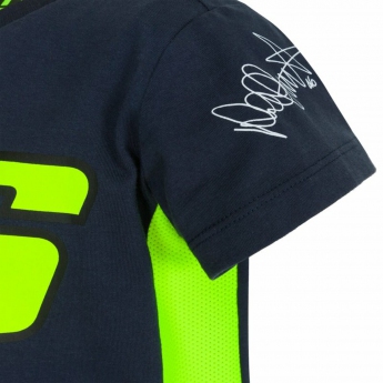 Valentino Rossi dječja majica VR46  -  Classic black 2022