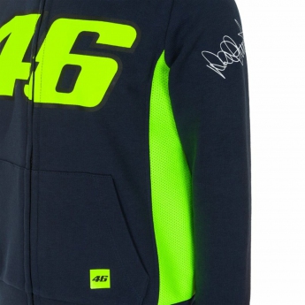 Valentino Rossi dječja majica s kapuljačom VR46  -  Classic black 2022