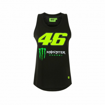 Valentino Rossi ženska majica bez rukava VR46  -  Dual Monster Energy black 2022