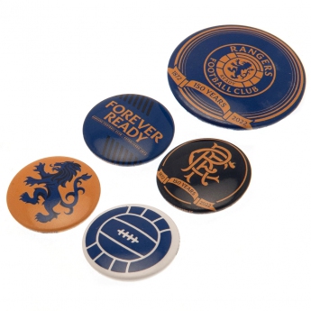 FC Rangers set znački Button Badge Set