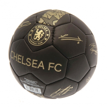 FC Chelsea nogometna mini lopta Skill Ball Signature Gold PH size 1