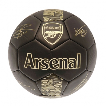 FC Arsenal nogometna mini lopta Skill Ball Signature Gold PH size 1