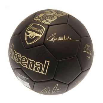 FC Arsenal nogometna mini lopta Skill Ball Signature Gold PH size 1