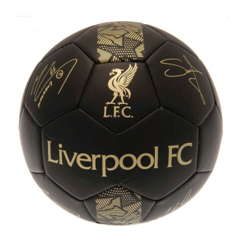 FC Liverpool nogometna mini lopta Skill Ball Signature Gold PH size 1