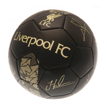 FC Liverpool nogometna mini lopta Skill Ball Signature Gold PH size 1