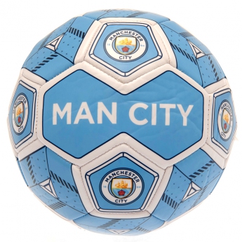 Manchester City nogometna mini lopta Football HX Size 3