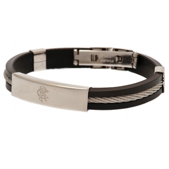 FC Rangers narukvica Silver Inlay Silicone Bracelet