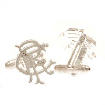 FC Rangers manšete Silver Plated RFC Cufflinks