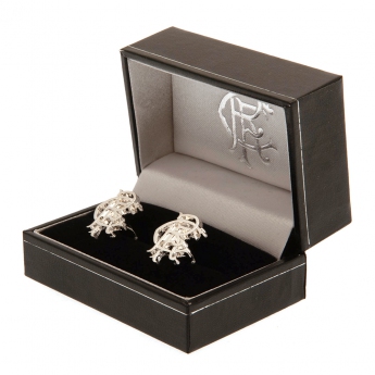FC Rangers manšete Silver Plated RFC Cufflinks