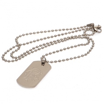 FC Rangers ogrlica s identifikacijskom pločicom za psa Engraved Dog Tag & Chain